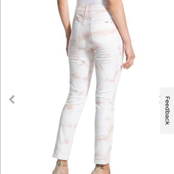Chico’s So Slimming Tie-Dye Ankle Crop Jeans 0/4 - Picture 2 of 9